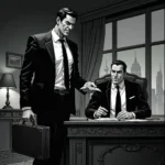 businessman bribing a politician