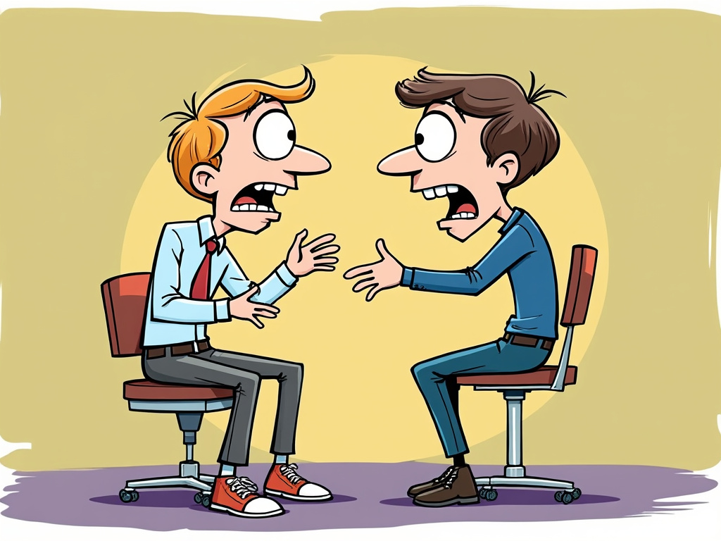 argument two men arguing