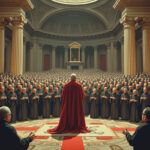 head of church addressing his subordinates