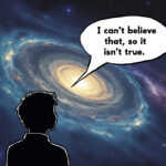 can't believe it so it isn't true